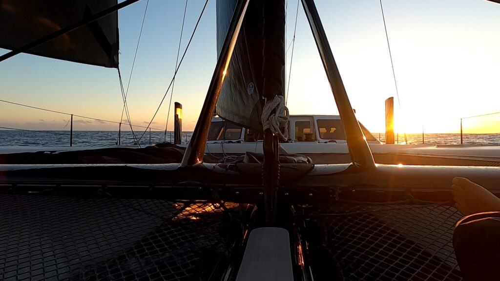 gunboat62 tribe in the altantic ocean
