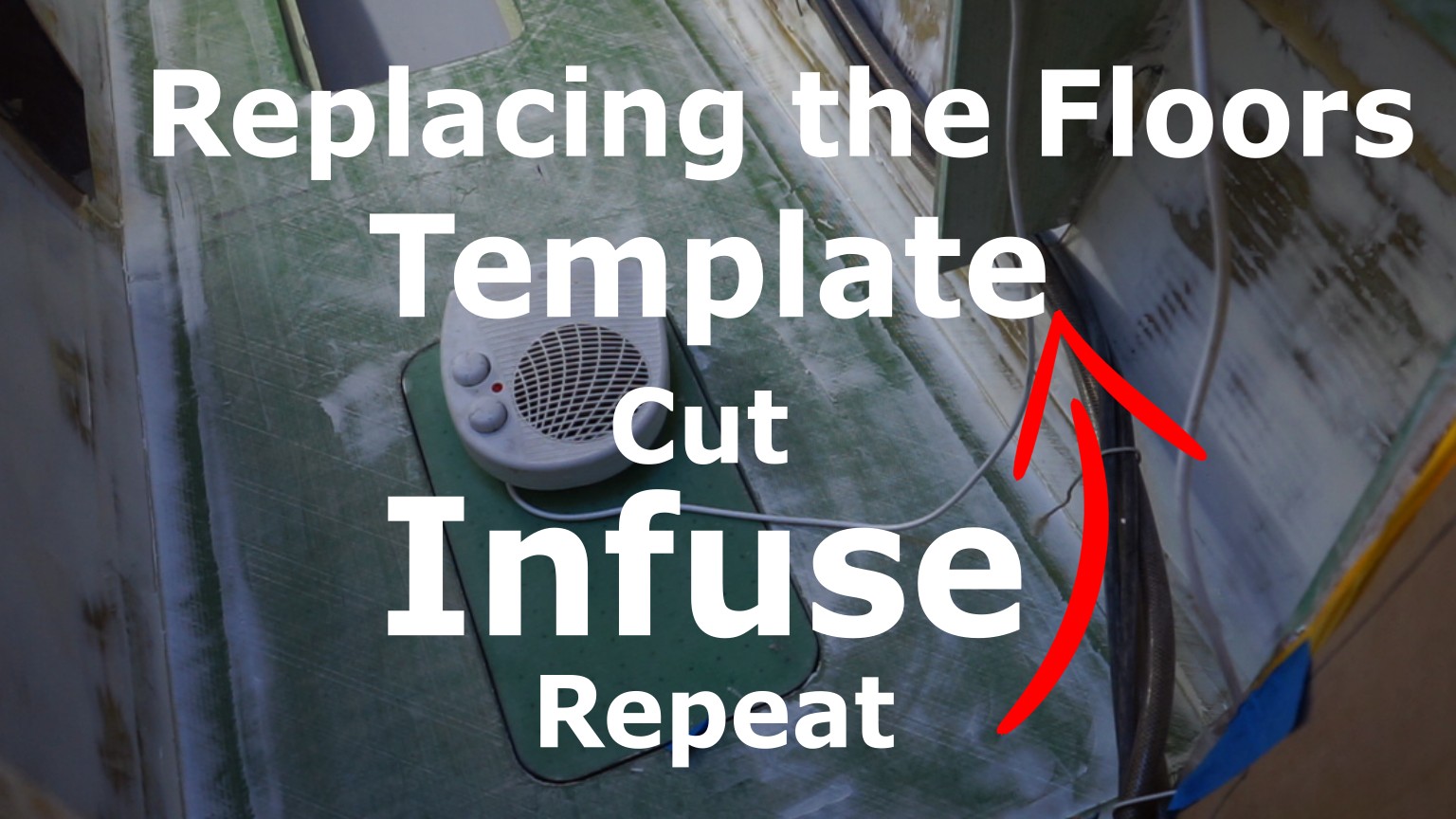 Imfusing Table Refit Progress: Templating, Infusing, and Building a New Laminating ...