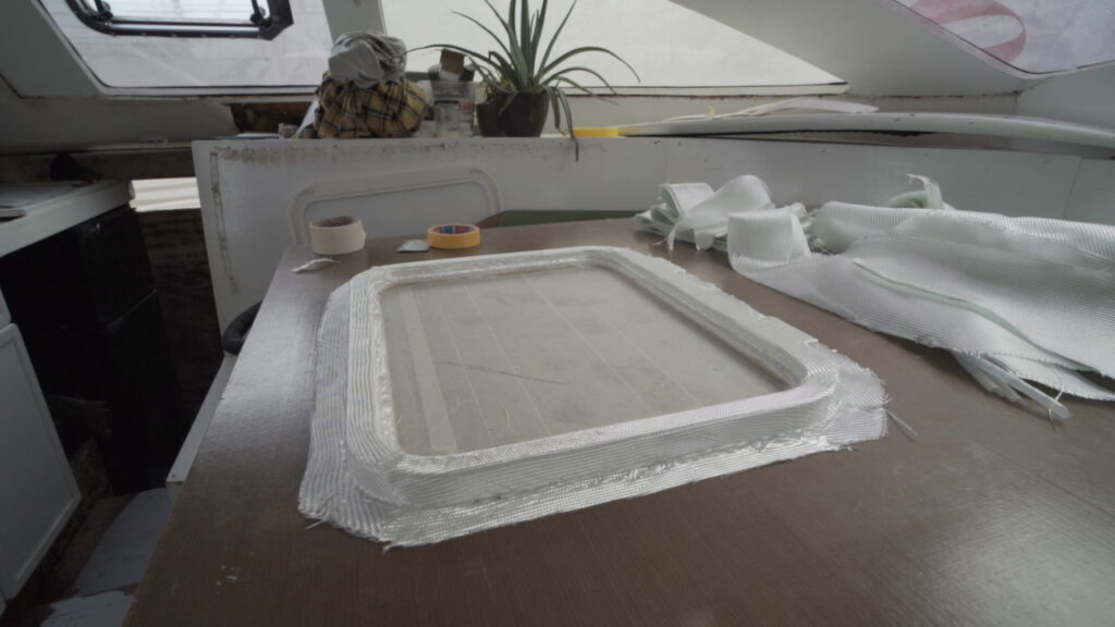 building composite hatches with 3D printed mould