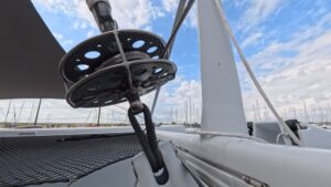 synthetic headstay and furler